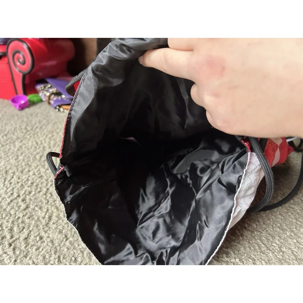 EA Sports Drawstring Gym Bag Red, Black & White